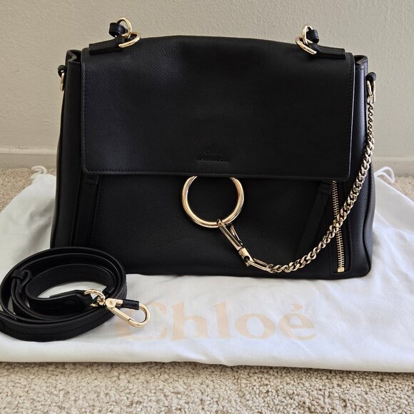 Chloe Faye Day Bag in Black - Gently Used - Picture 1 of 16
